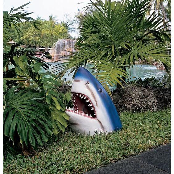 Realistic Shark Statue Unique Decoration for Ocean Lovers by BowLift