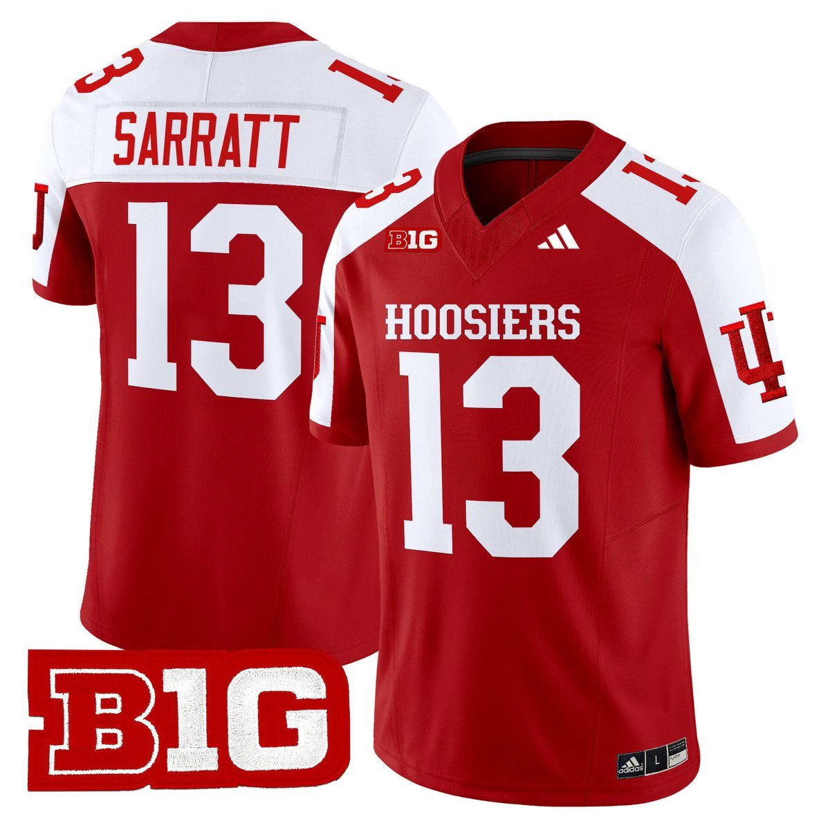 Elijah Sarratt Jersey #13 Indiana Hoosiers 2025 Limited Stitched Crimson Alter by My Store