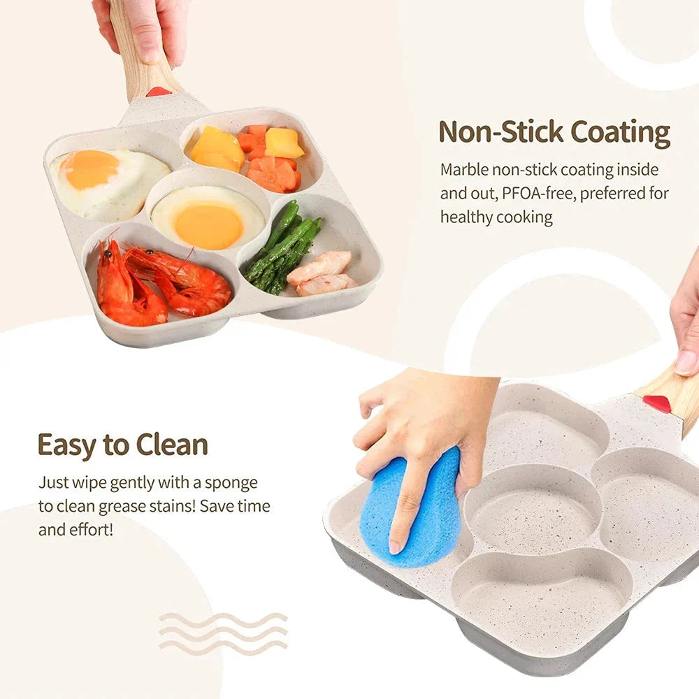 Egg Frying Pan Non-stick Pancake Pans cookware Pancake Omelette Pan by Bowlift