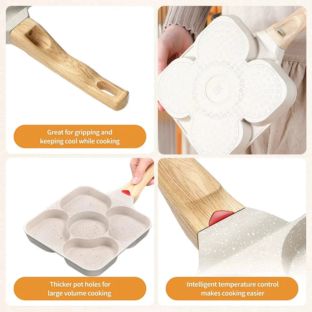 Egg Frying Pan Non-stick Pancake Pans cookware Pancake Omelette Pan by Bowlift