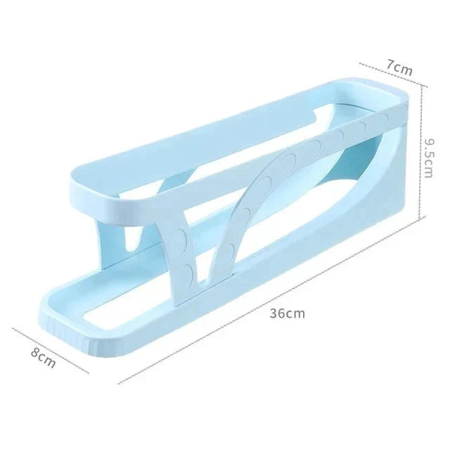 Egg Storage Box Automatic Scrolling Egg Holder Egg Storage Rack by Bowlift
