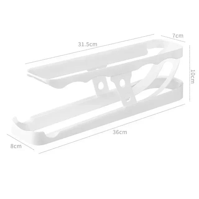 Egg Storage Box Automatic Scrolling Egg Holder Egg Storage Rack by Bowlift