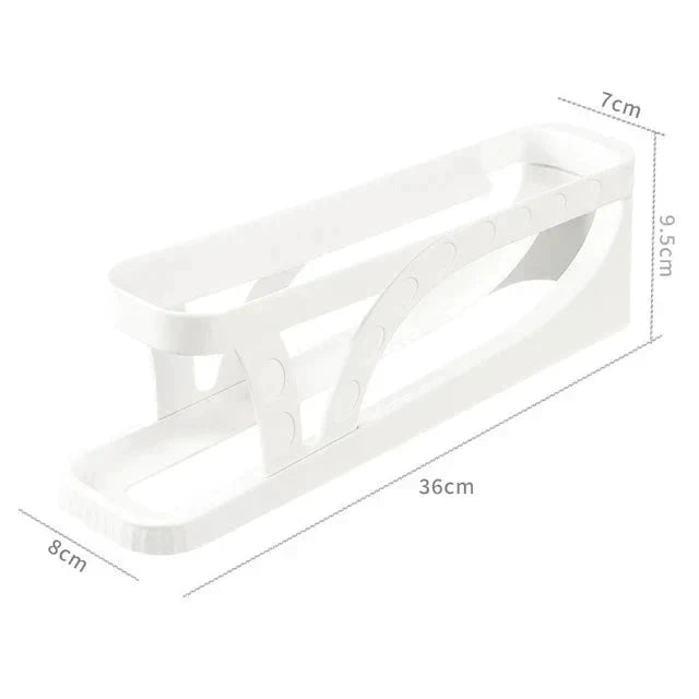 Egg Storage Box Automatic Scrolling Egg Holder Egg Storage Rack by Bowlift