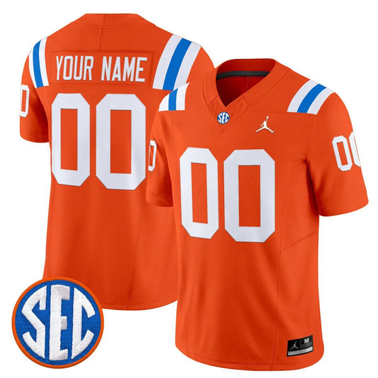 Custom Florida Gators Jersey Name, Number 1960s Throwback Vapor Limited Royal Alter by My Store NCAA Football Jerseys