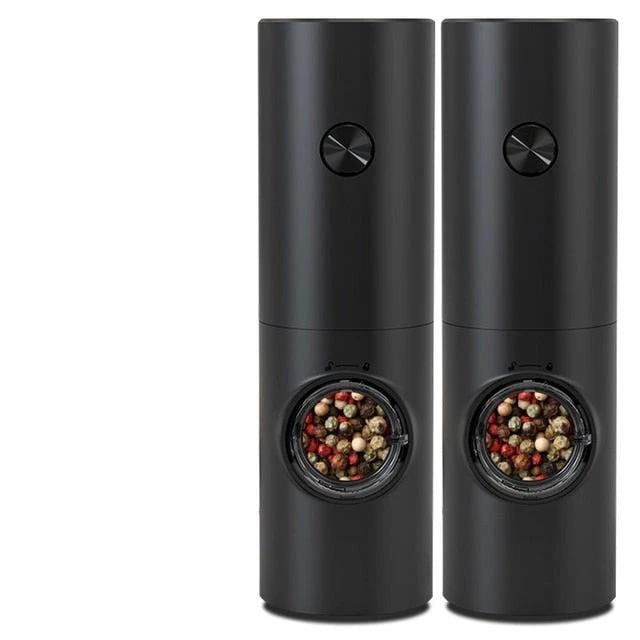Electric Automatic Mill Pepper And Salt Grinder With LED Light by Bowlift
