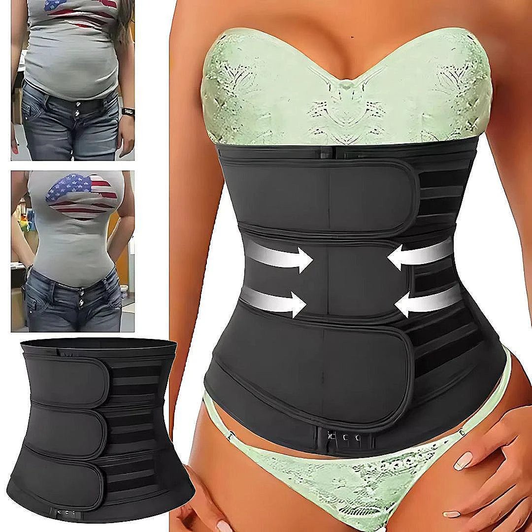 ThermoCore | Waist Trainer Belt – Triple Compression – Breathable Neoprene Fit – Post‑Workout & Postpartum Use Bowlift by Bowlift