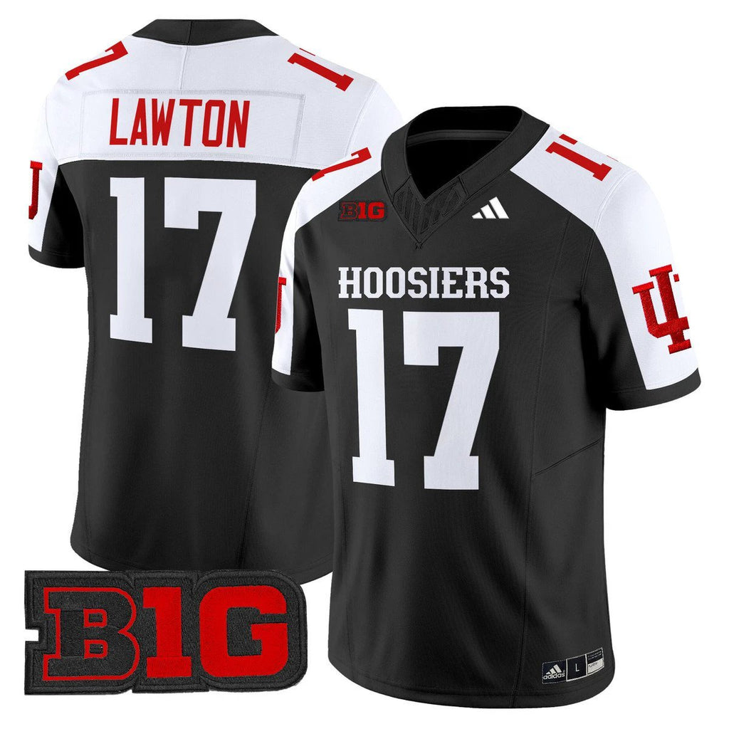 Ty Son Lawton Jersey #17 Indiana Hoosiers 2025 Limited Stitched Black Alter by My Store