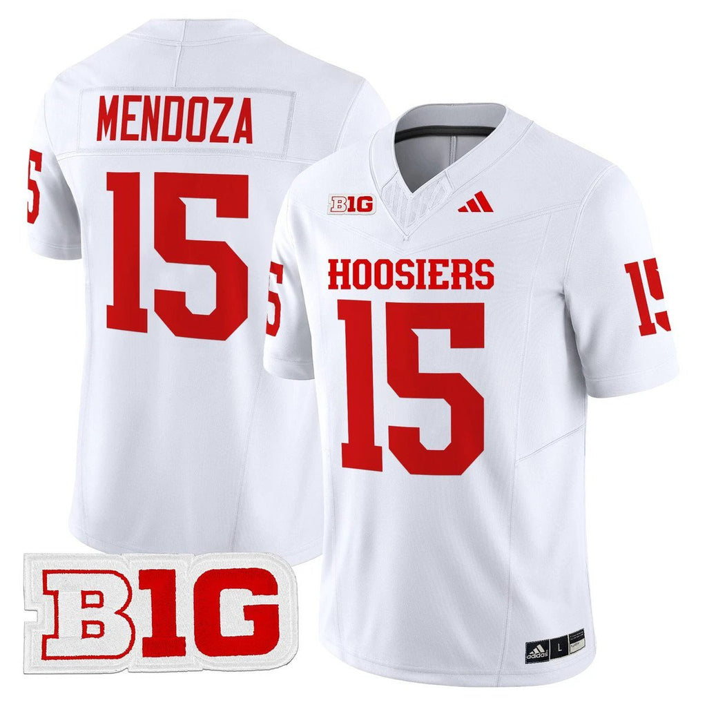 Fernando Mendoza Jersey #15 Indiana Hoosiers 2025 Limited Stitched White by My Store