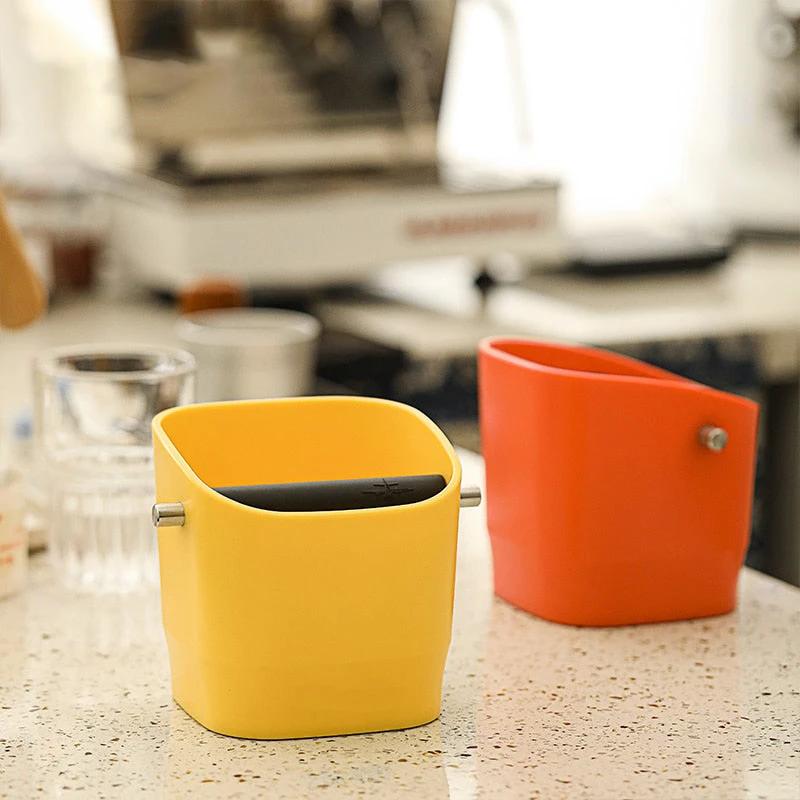 Espresso Grounds Bucket Coffee Knock Box Home Barista Knock Box Tools by Bowlift