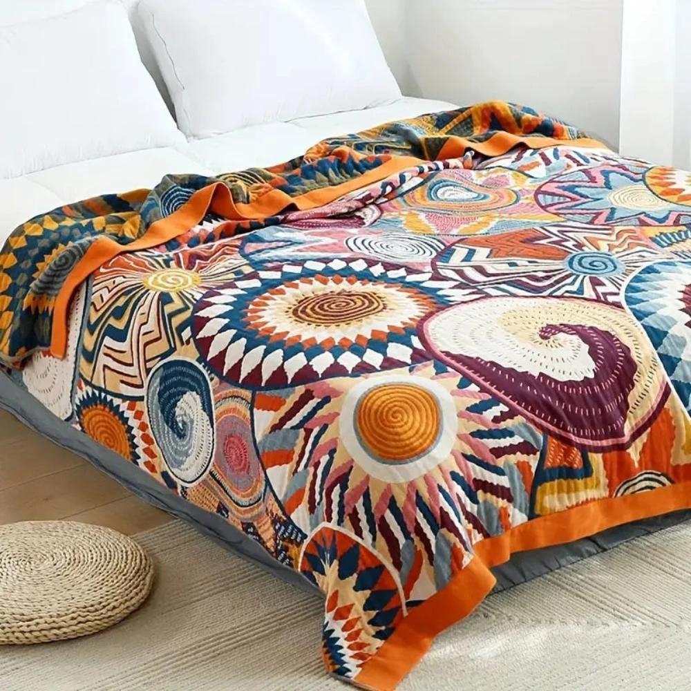 Sunburst Cotton Blanket by Casa & Beyond