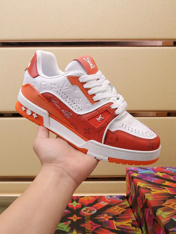 Luxury Trainer Sneakers Shoes #54 Signature Orange by Air Jordan