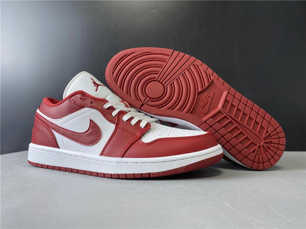 Air Jordan 1 Low Gym Red White by Air Jordan