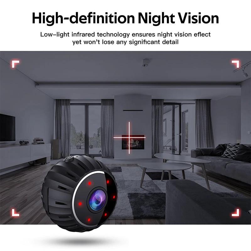Mini Motion Detection Wireless Night Vision HD Security Camera by BowLift