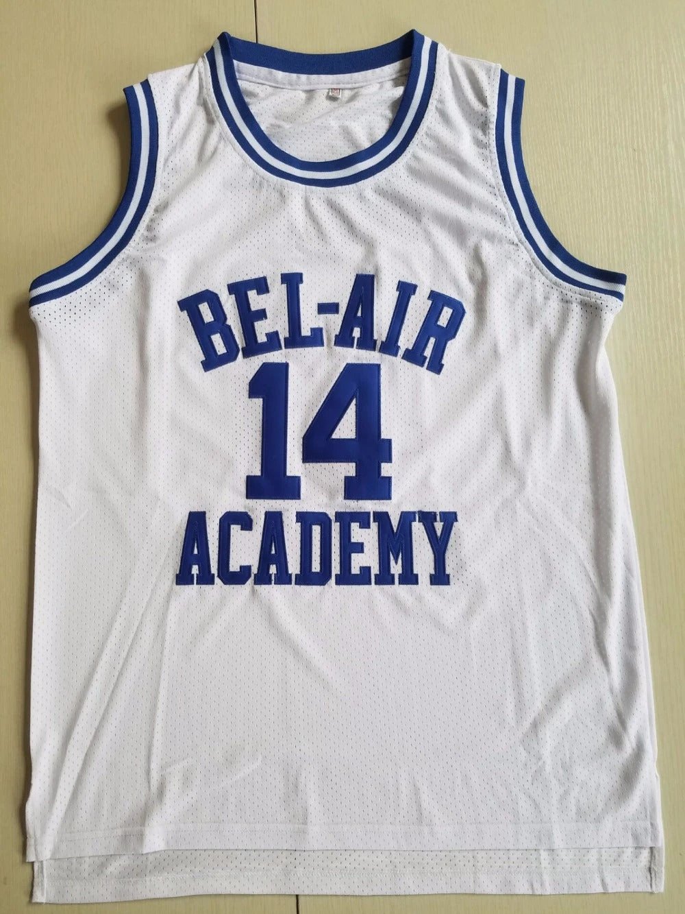 Smith Basketball Jersey #14 Bel Air Academy Movie White by My store basketball