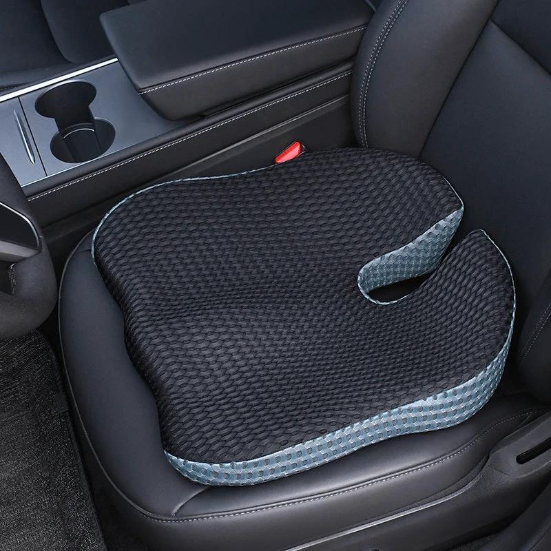 Ergonomic Seat Cushion Triacomfort | Triangular Shape with Memory Foam | Breathable & Pressure-Relieving | For Car & Office by BowLift