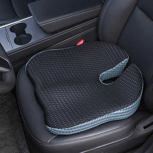 Ergonomic Seat Cushion Triacomfort | Triangular Shape with Memory Foam | Breathable & Pressure-Relieving | For Car & Office by BowLift