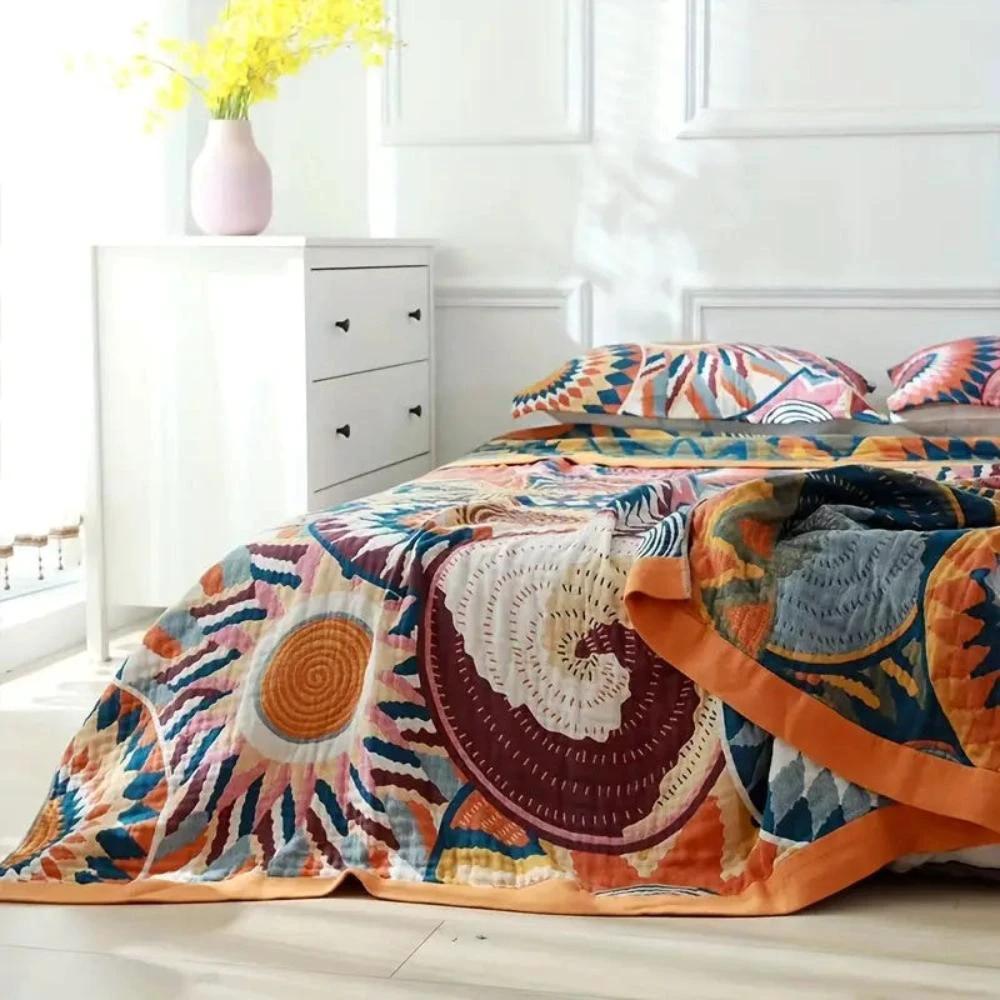 Sunburst Cotton Blanket by Casa & Beyond