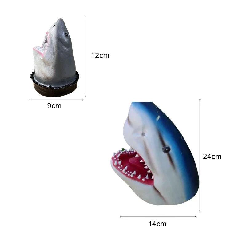 Garden Art Shark Figure Decoration by Bowlift
