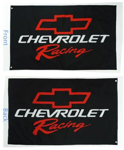 Custom Chevrolet flag-2x3 FT Chevy Racing Banner-double sided by flagsshop