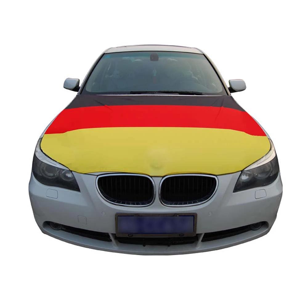 Germany Car Hood Cover Flag , Engine Banner Germany,3.3X5ft/6X7FT,100% Polyester Elastic Fabrics Can be Washed by flagsshop