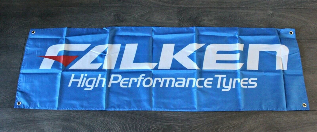 Falken Tyres flag-3x5 FT Banner-100% polyester-2 Metal Grommets by flagsshop