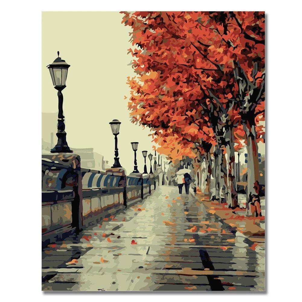 Fall - Van-Go Paint-By-Number Kit by Bowlift