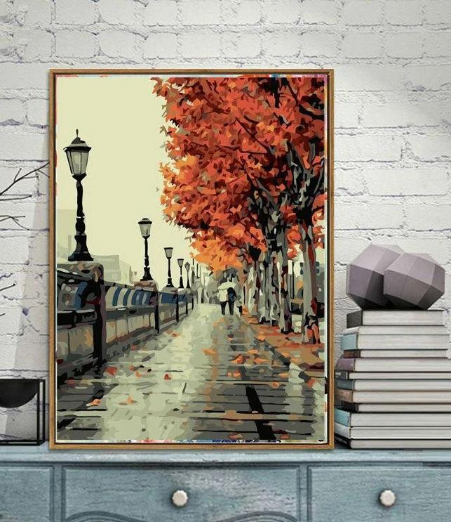 Fall - Van-Go Paint-By-Number Kit by Bowlift