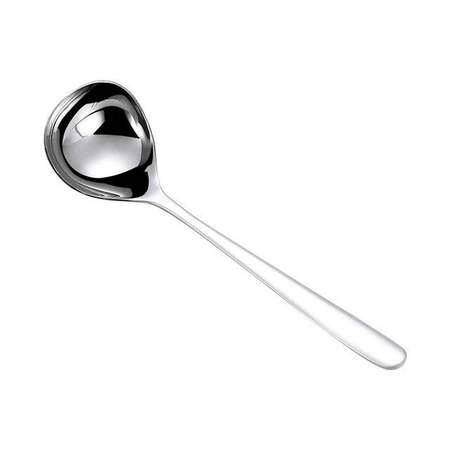 Family Soup Spoon Stainless Steel Kitchen Cooking Spoon Soup Spoon by Bowlift