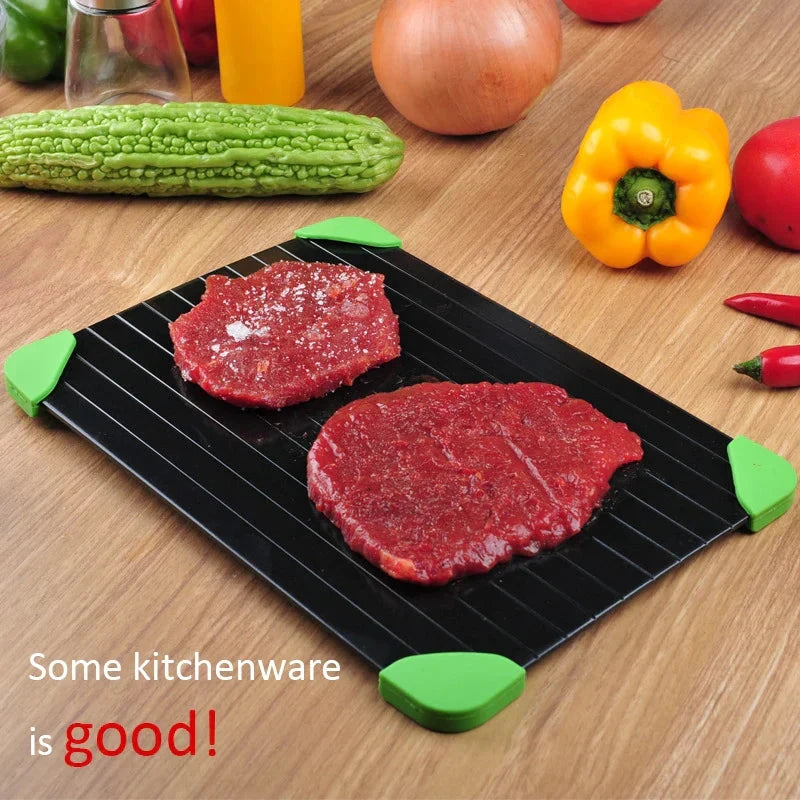 Fast Defrosting Tray Quick Thawing Board for Frozen Food by Bowlift