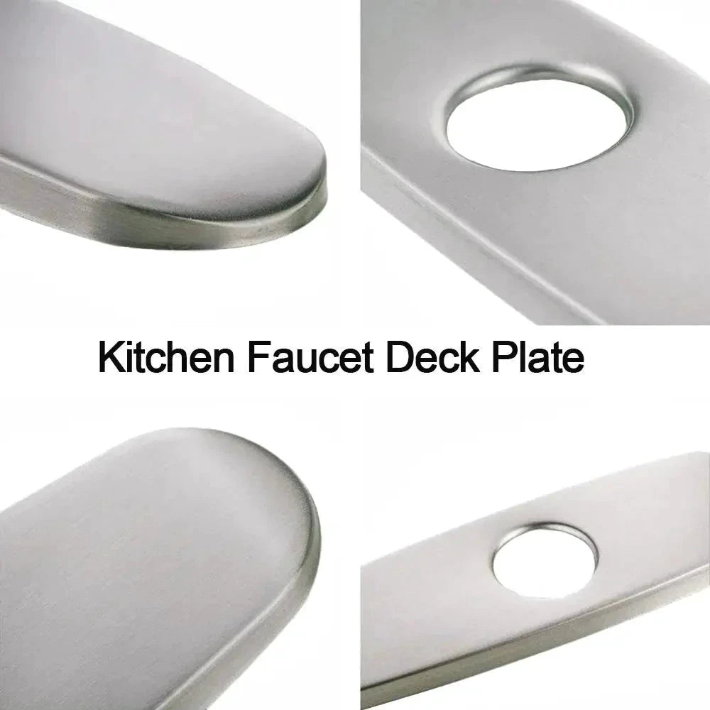 Faucet Plate Hole Tap Cover Deck Plate For Most Single Hole Faucet by Bowlift