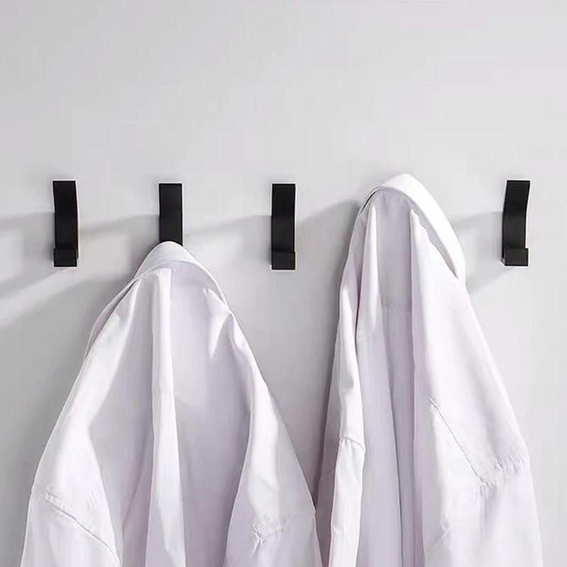 Aviro Aluminum Wall Hooks Black/White - Modern Decorative Coat Hooks by BowLift