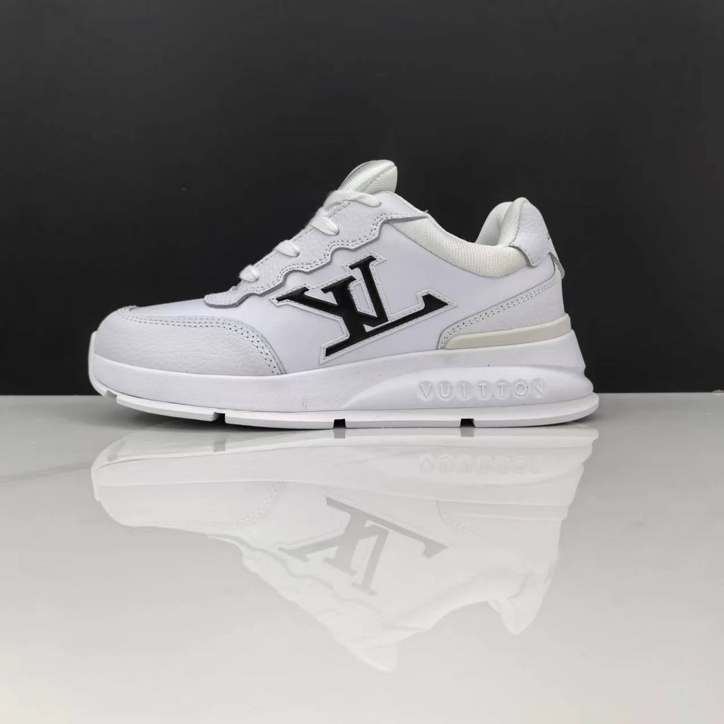Luxury Lou Paris Classic Trainers White Black Shoes Sneakers by Air Jordan