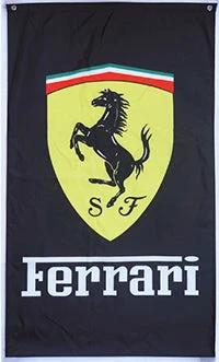 Custom Flags-2 sided flags-Ferrari-Lamborghini-Bentley-Rolls Royce-Jaguar-Bugatti by flagsshop
