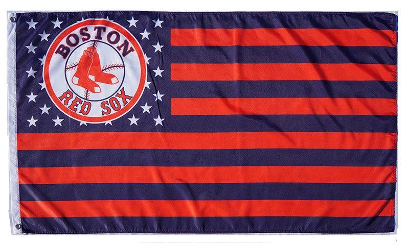 Boston Red Sox Flag-3x5FT Banner-100% polyester by flagsshop