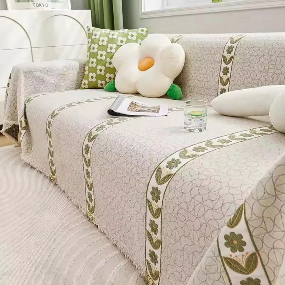 Flourish Leaf Sofa Cover by Casa & Beyond
