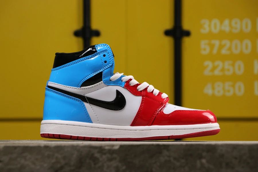 Air Jordan 1 High Fearless Chicago Unc Red White Blue USA by Air Jordan