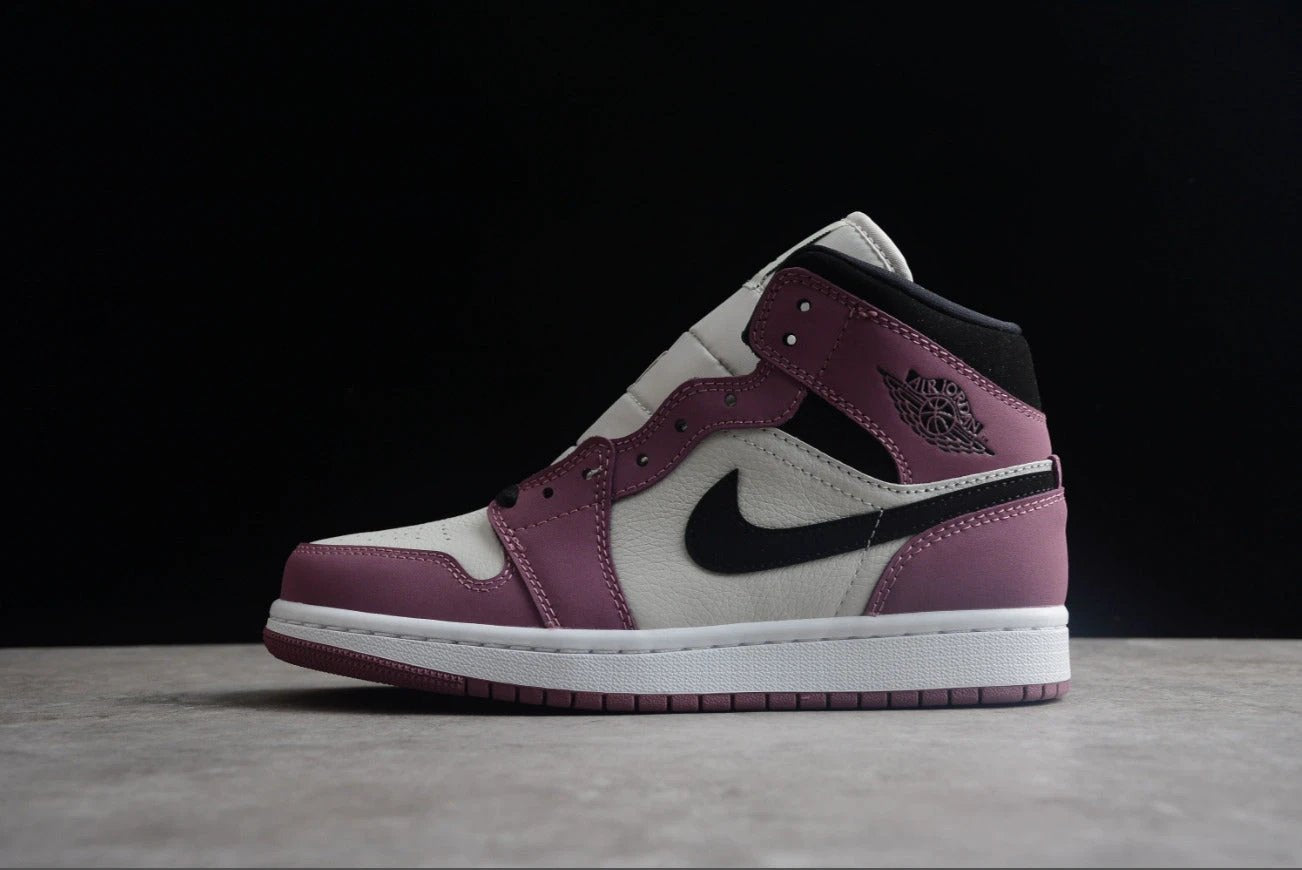 Air Jordan 1 Mid Berry Powder by Air Jordan