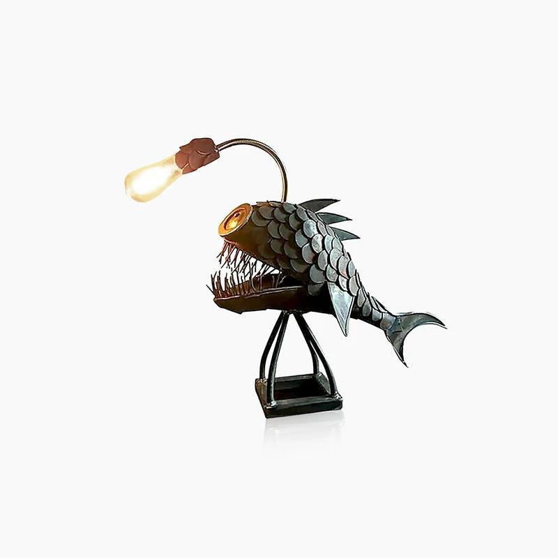 Glowfish Retro Table Lamp Bowlift by Bowlift
