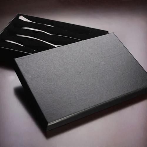 Jet Black Silverware - 4 Piece Set by Bowlift