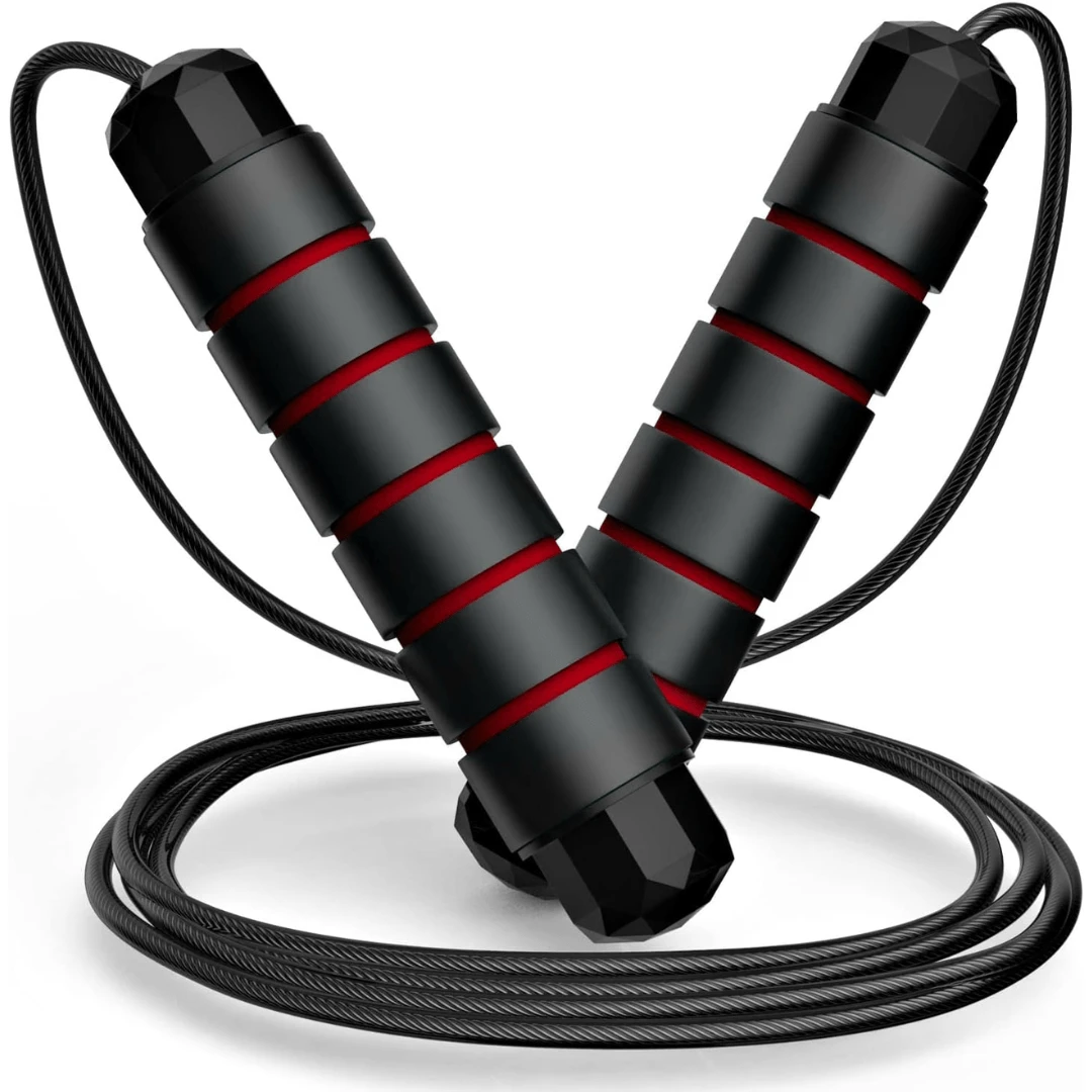 Flexijump Adjustable Jump Rope – Tangle-Free Speed Skipping Rope – Cardio, Weight Loss & Coordination Training – Comfortable Foam Handles by BowLift