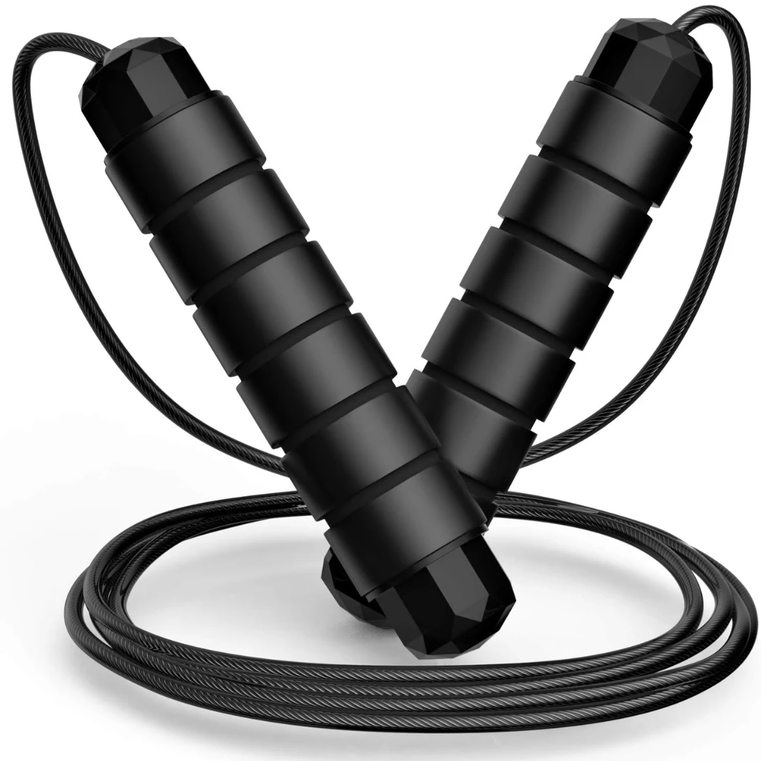 Flexijump Adjustable Jump Rope – Tangle-Free Speed Skipping Rope – Cardio, Weight Loss & Coordination Training – Comfortable Foam Handles by BowLift
