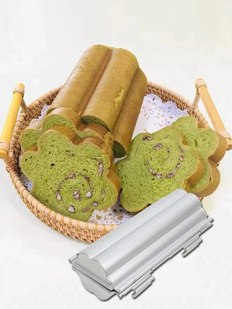Flower Cylinder Shape Cookie Bread Mold Nonstick Mould Baking Tool by Bowlift