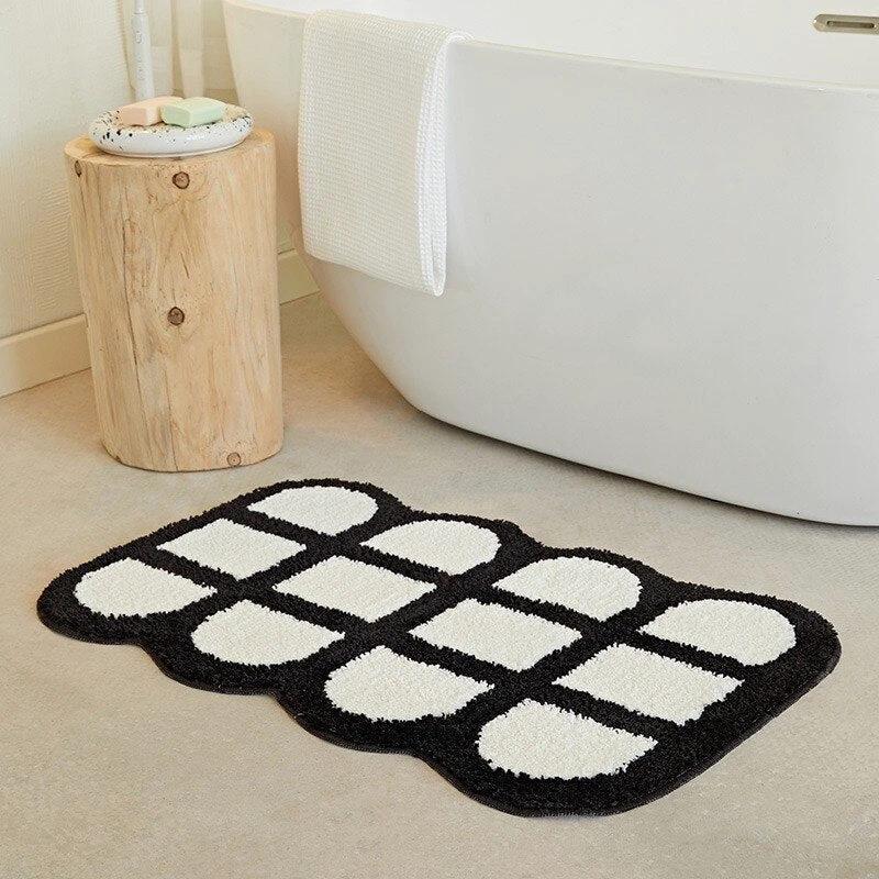 Fluffy Chessboard Carpet by BowLift