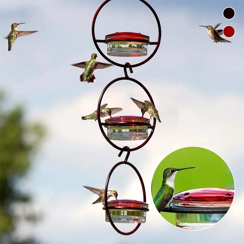 Simple Hummingbird Water Dispenser Made of Metal by BowLift