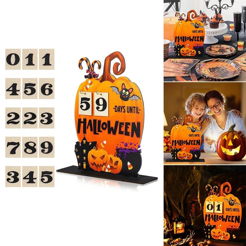 Wood Halloween Advent Calendar by Bowlift
