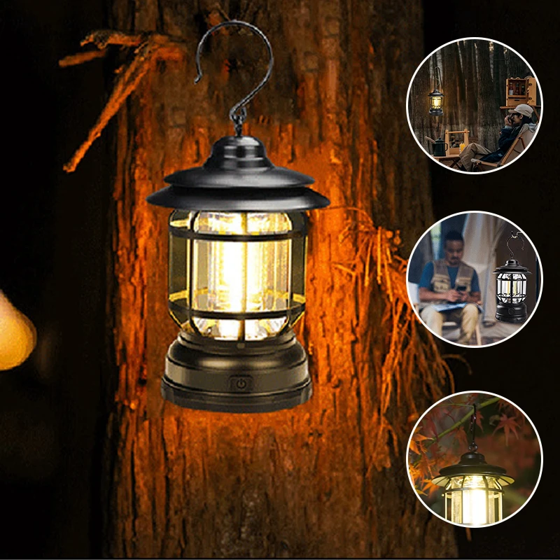 Portable multifunctional outdoor camping lamp by Bowlift