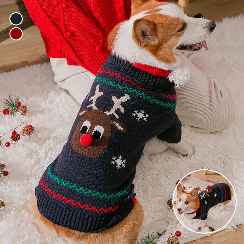 Warm Christmas clothing for pets by Bowlift
