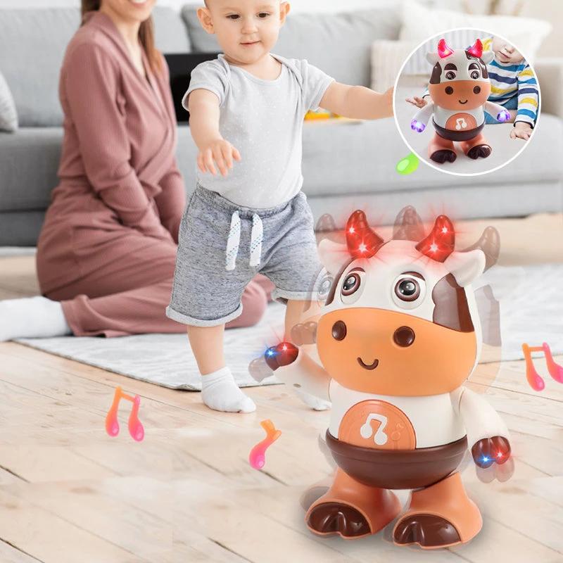 Musical Toy Baby Cow by Bowlift