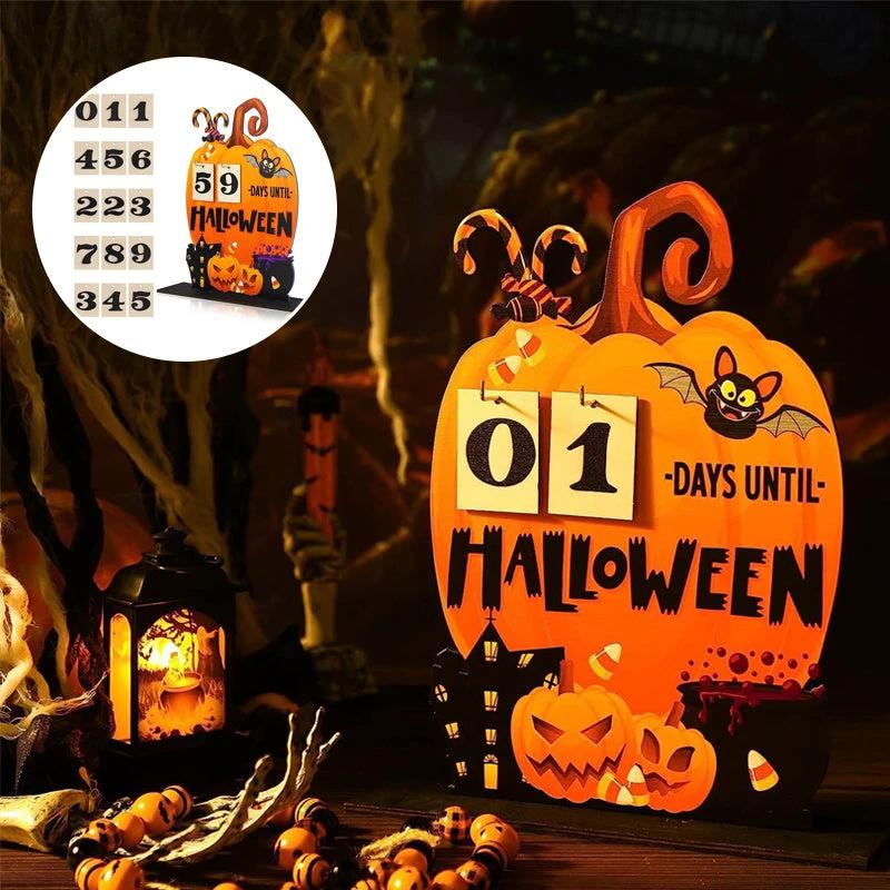 Wood Halloween Advent Calendar by Bowlift
