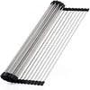 Foldable Roll Up Dish Drying Rack for Kitchen Sink Stainless Drainer by Bowlift